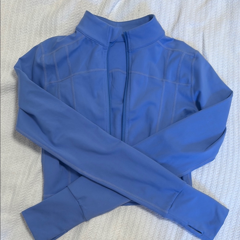 Blue SASKI Workout Zip-Up Jacket